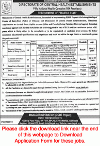 Jobs In Directorate of Central Health Establishment April 2020