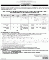 OFFICE OF THE DISTRICT HEALTH OFFICER JOBS 2023