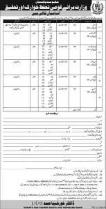 Jobs In Ministry Of National Food And Security Research