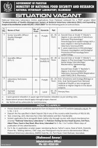 Jobs In National Veterinary Laboratory 2019