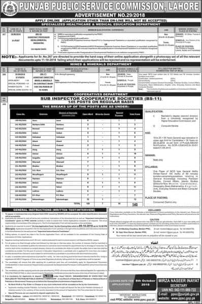 Jobs In Punjab Public Service Commission PPSC