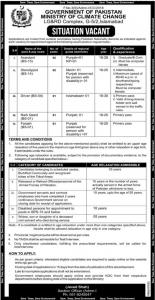 Applications Now Open for Ministry of Climate Change 2022