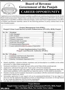 Punjab Urban Land Record Systems Enhancement Jos 2023